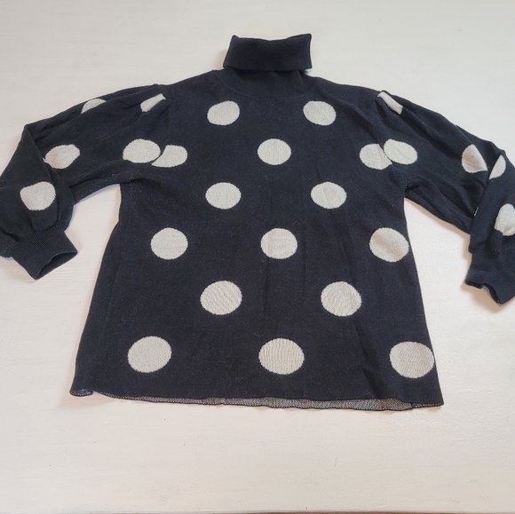 C Est. 1946 Sweaters - Black And White Turtleneck Sweater